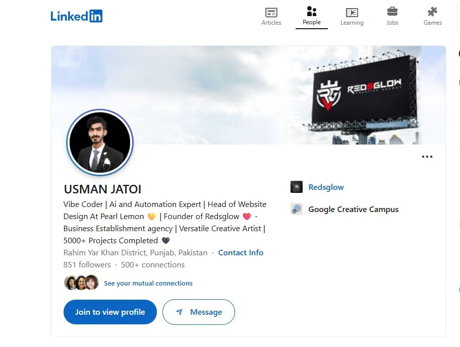 Usman Jatoi Linkedin
