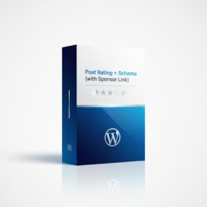 Post Rating + Schema Functionality
